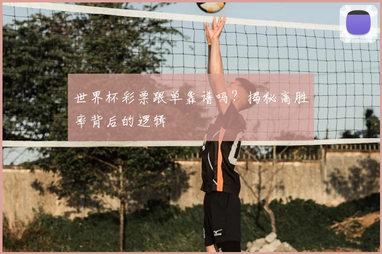 世界杯彩票跟单靠谱吗？揭秘高胜率背后的逻辑