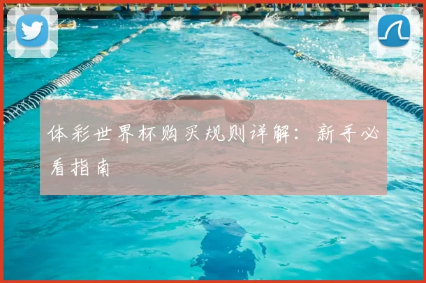 体彩世界杯购买规则详解：新手必看指南